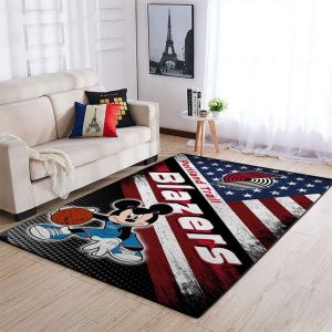 Portland Trail Blazers NBA 9 Area Rug Living Room And Bed Room Rug R2536