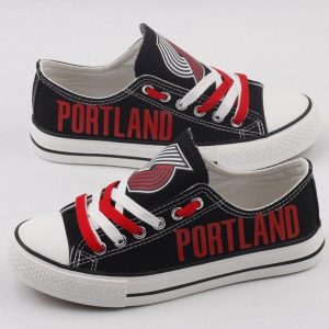 Portland Trail Blazers NBA Basketball 1 Gift For Fans Low Top Custom Canvas Shoes LT0080