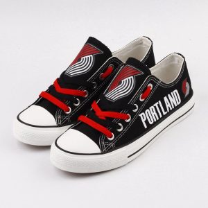 Portland Trail Blazers NBA Basketball 3 Gift For Fans Low Top Custom Canvas Shoes LT1024