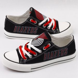 Portland Trail Blazers NBA Basketball Gift For Fans Low Top Custom Canvas Shoes LT0939