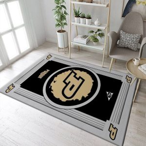 Purdue Boilermakers NCAA 1 Area Rug Living Room And Bed Room Rug R2796
