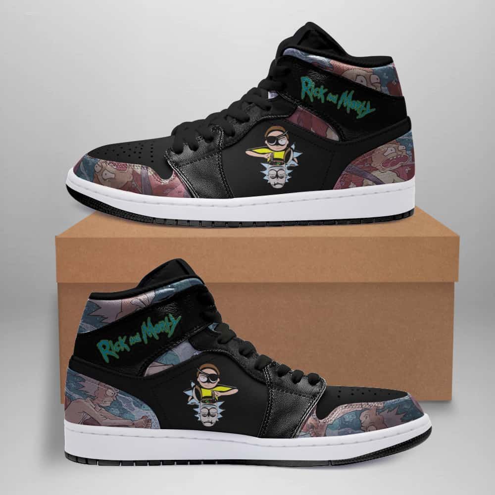 custom rick and morty jordans