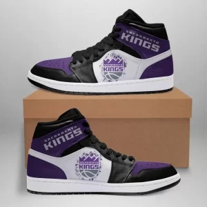 Sacramento Kings 2 NBA Air Jordan 1 Sport Custom Sneakers JDH0248
