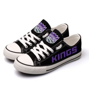 Sacramento Kings NBA Basketball 2 Gift For Fans Low Top Custom Canvas Shoes LT0297
