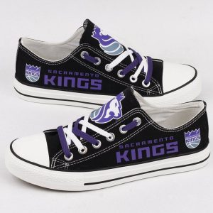 Sacramento Kings NBA Basketball Gift For Fans Low Top Custom Canvas Shoes LT1019