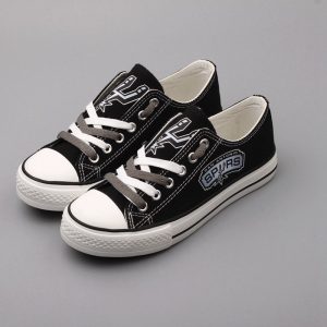 San Antonio Spurs NBA Basketball 1 Gift For Fans Low Top Custom Canvas Shoes LT0079