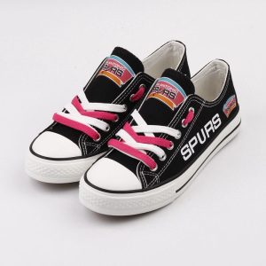 San Antonio Spurs NBA Basketball 2 Gift For Fans Low Top Custom Canvas Shoes LT1018