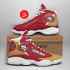San Francisco 49Ers 02 Jordan 13 Personalized Shoes San Francisco 49Ers 02 Customized Name Sneaker