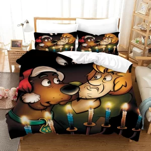 Scooby Doo #15 Duvet Cover Pillowcase Bedding Set Home Bedroom Decor BS0177