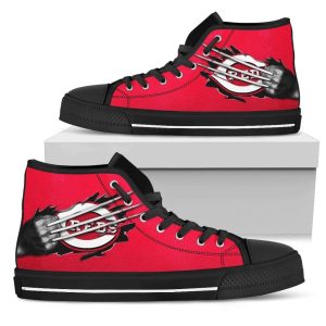 Scratch Of The Wolf Cincinnati Reds MLB Low Top Sneakers Low Top Shoes LT0038