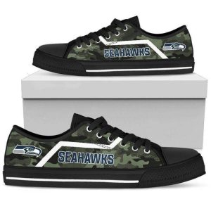 Seattle Seahawks NFL 2 Low Top Sneakers Low Top Shoes LT0332