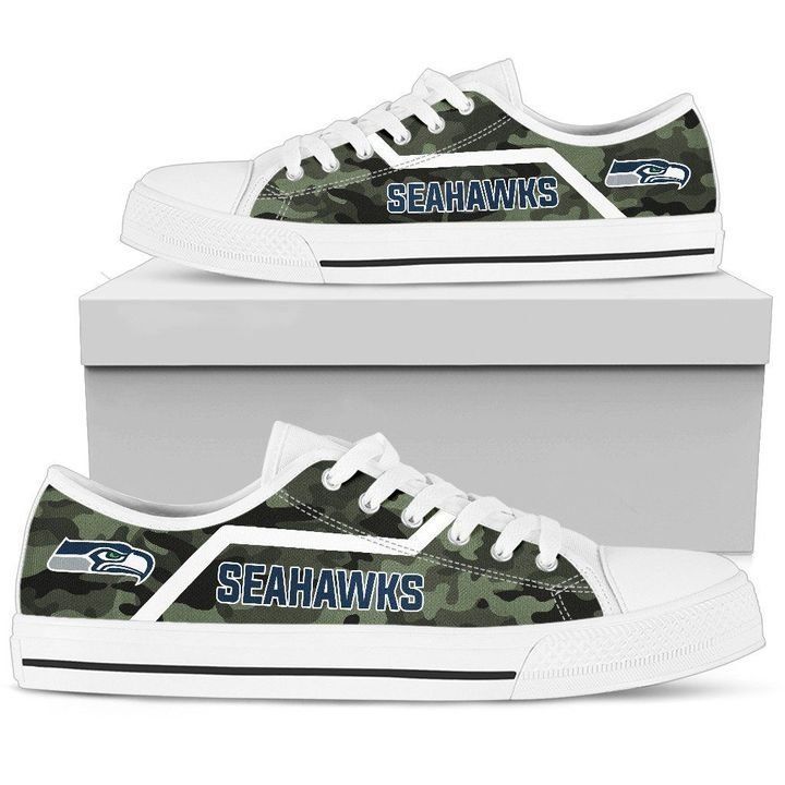 Seattle-Seahawks-NFL-3-Low-Top-Sneakers-Low-Top-Shoes Seattle Seahawks NFL 3 Low Top Sneakers Low Top Shoes
