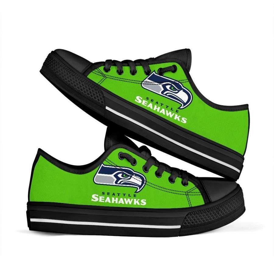 Seattle-Seahawks-NFL-6-Low-Top-Sneakers-Low-Top-Shoes Seattle Seahawks NFL 6 Low Top Sneakers Low Top Shoes