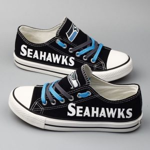 Seattle Seahawks NFL Football Gift For Fans Low Top Custom Canvas Shoes LT0651