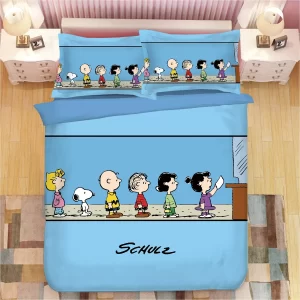 Snoopy #6 Duvet Cover Pillowcase Bedding Set Home Bedroom Decor BS0764