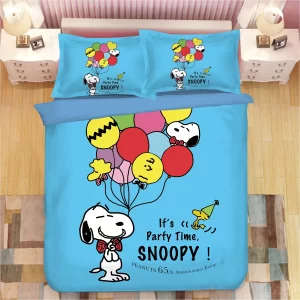 Snoopy #8 Duvet Cover Pillowcase Bedding Set Home Bedroom Decor BS0209