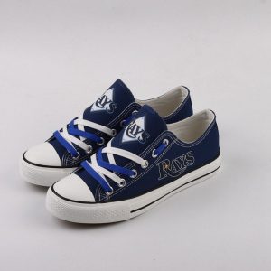 Tampa Bay Rays MLB Baseball 2 Gift For Fans Low Top Custom Canvas Shoes LT0879