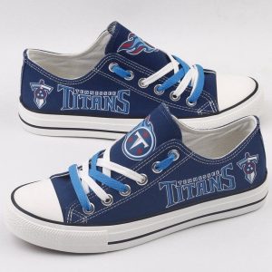 Tennessee Titans NFL Football 1 Gift For Fans Low Top Custom Canvas Shoes LT1091