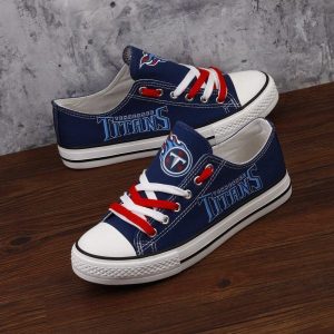 Tennessee Titans NFL Football 4 Gift For Fans Low Top Custom Canvas Shoes LT0877