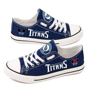 Tennessee Titans NFL Football Gift For Fans Low Top Custom Canvas Shoes LT0805
