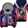 The Falcon And The Winter Soldier 3D Unisex Fleece Hoodie