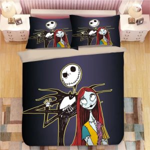 The Nightmare Before Christmas Jack Skellington #3 Duvet Cover Pillowcase Bedding Set BS3672