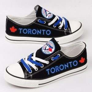 Toronto Blue Jays MLB Baseball 1 Gift For Fans Low Top Custom Canvas Shoes LT0157