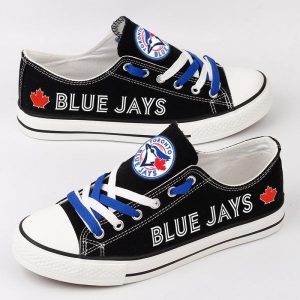 Toronto Blue Jays MLB Baseball 2 Gift For Fans Low Top Custom Canvas Shoes LT0595