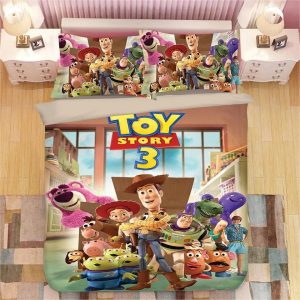 Toy Story Woody Forky #4 Duvet Cover Pillowcase Bedding Set Home Bedroom Decor BS0121