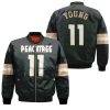 Trae Young Atlanta Hawks Black City Edition Inspired Style Bomber Jacket