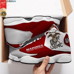 Us Marine Corps Veteran Marines The Few The Pround Air Jordan 13  Sneakers - JD13 Shoes