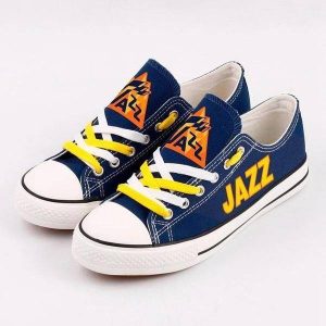 Utah Jazz NBA Basketball Gift For Fans Low Top Custom Canvas Shoes LT0333