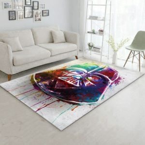 Vader Splashed Rug Star Wars Visions Of Darth Vader Rug Area Rug Living Room And Bedroom Rug