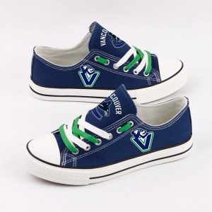 Vancouver Canucks NHL Hockey 1 Gift For Fans Low Top Custom Canvas Shoes LT0602