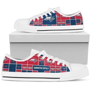 Washington Capitals NHL Hockey 1 Low Top Sneakers Low Top Shoes LT0278