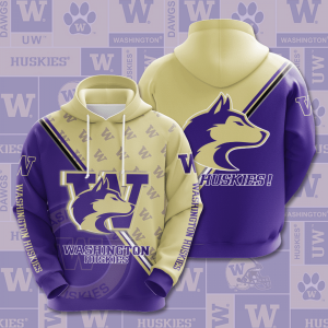 Washington Huskies 3D Hoodie