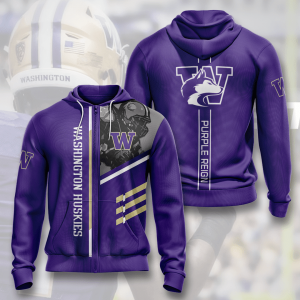 Washington Huskies Zip-Up Hoodie