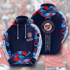 Washington Nationals 3D Hoodie