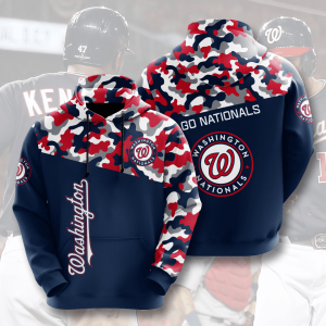 Washington Nationals 3D Hoodie