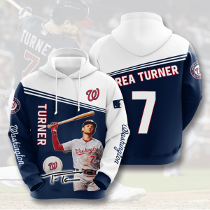 Washington Nationals 3D Hoodie