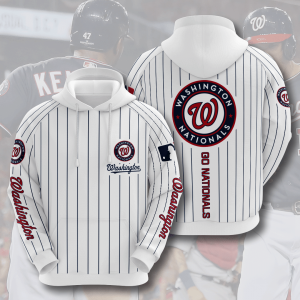 Washington Nationals 3D Hoodie