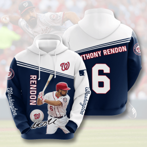 Washington Nationals 3D Hoodie