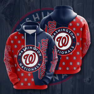 Washington Nationals 3D Hoodie