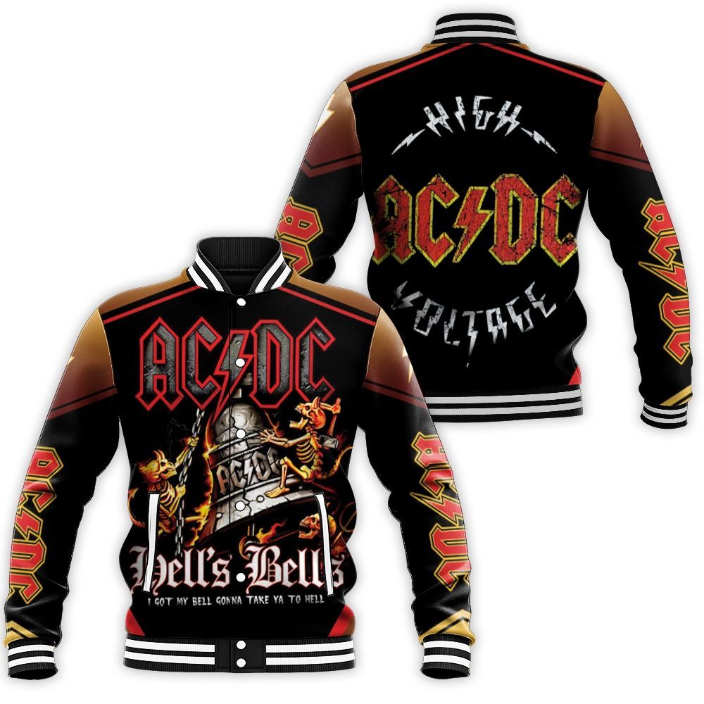 Acdc Hell Bell Devil Skull Baseball Jacket BJ0597 – We sell presents ...