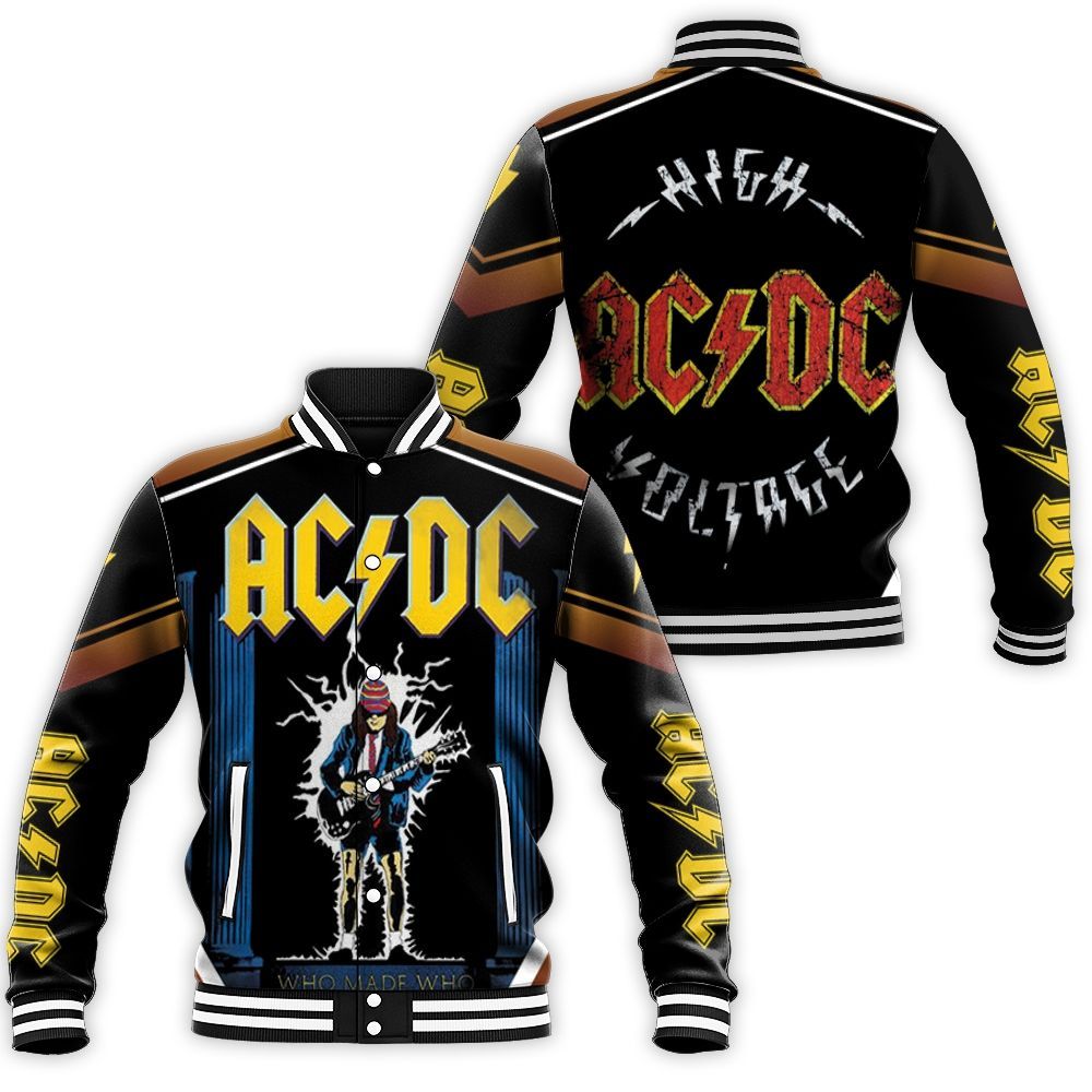 Acdc Who Made Who Baseball Jacket BJ1213 – We sell presents, you sell ...