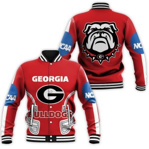 Georgia Bulldogs Ncaa Fan Mascot 3D Baseball Jacket BJ1282