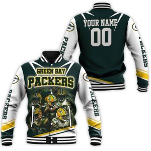 Green Bay Packers Legends NFL 2020 Super Bowl Championship Great Team Thanks Personalized Baseball Jacket
