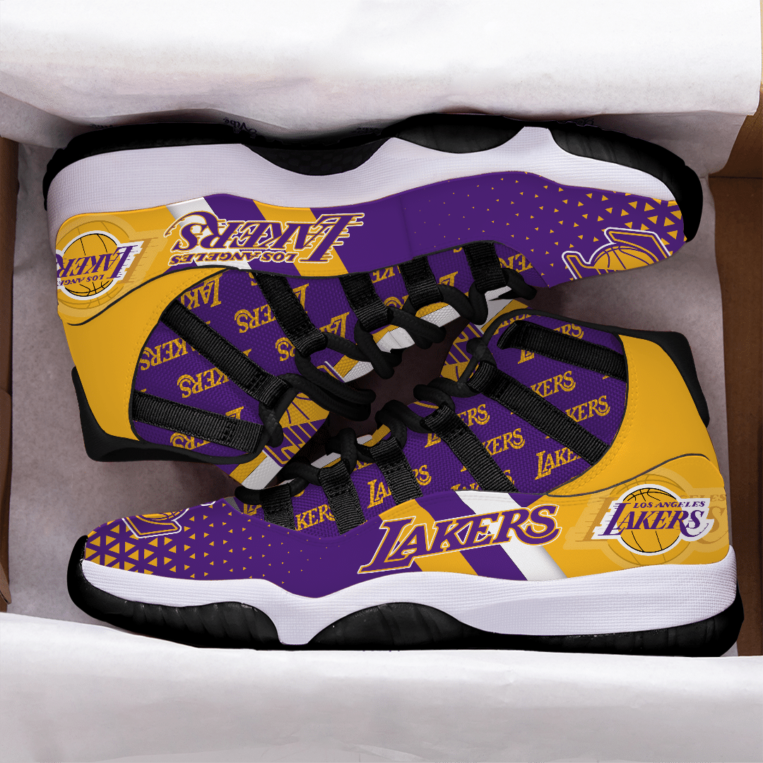 Los-Angeles-Lakers-Air-Jordan-11-Custom-Sneaker-For-Fans-1