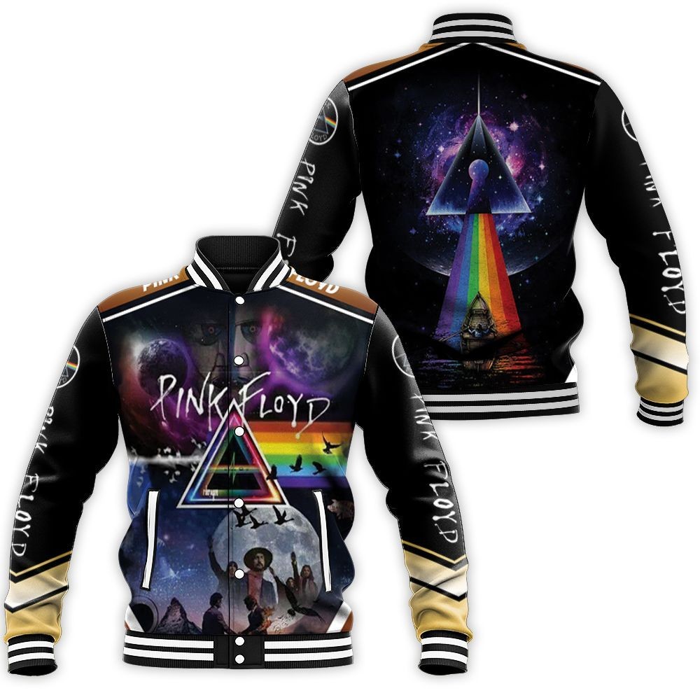Pink-Floyd-Album-Covers-Baseball-Jacket Pink Floyd Album Covers Baseball Jacket