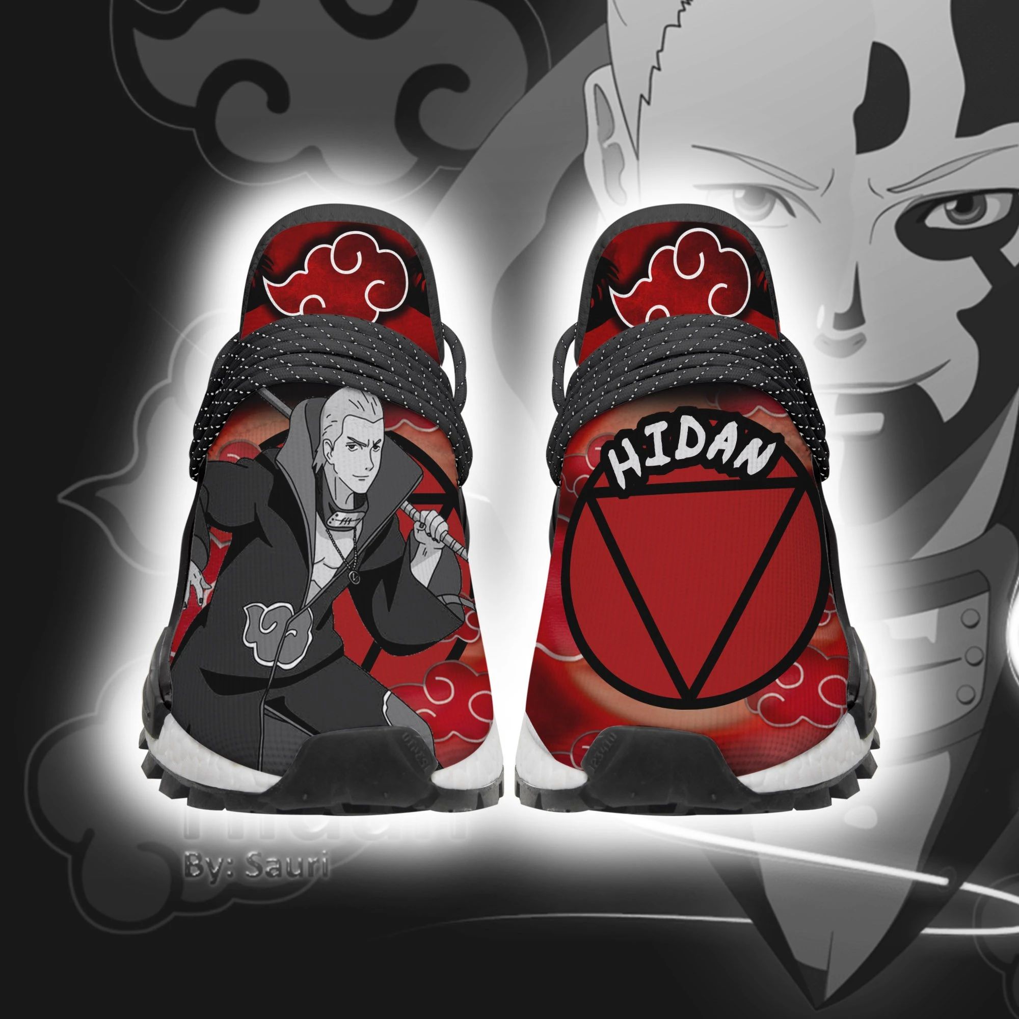 Akatsuki Hidan Shoes Costume Naruto Anime Sneakers - NMD Sneakers For Fan